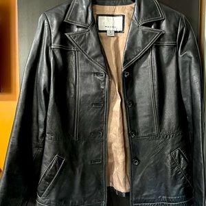 Leather jacket small